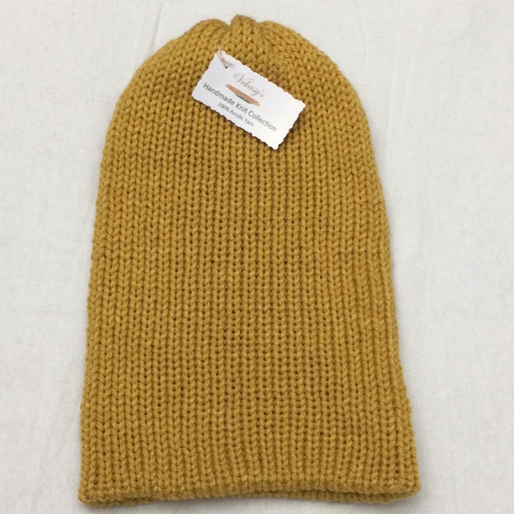 (2 Styles/1 Price) Handmade Reversible Beanie Collection # 411